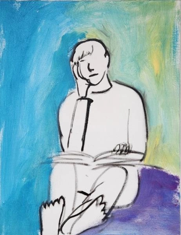 Reading a book_Gyubin Seong